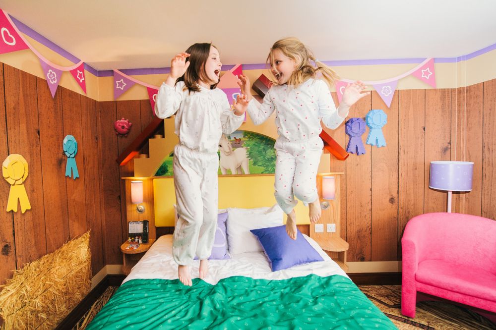 Lego Friends room at Legoland Windsor Resort